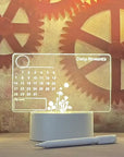 Acrylic Note Board Night led night with switch