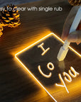 Acrylic Note Board Night led night with switch